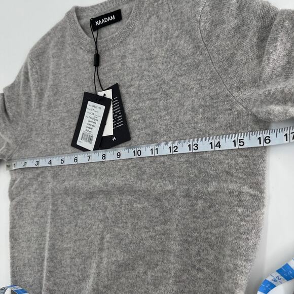 Naadam Women's Cement The Original Cashmere Sweater Size XXS - Picture 8 of 13